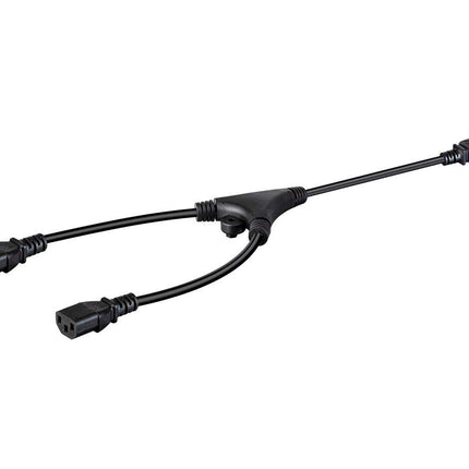 Monoprice Heavy Duty Splitter Power Cord - 2 Feet 