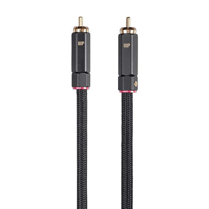 Monoprice Onix Series Digital Coaxial Audio/Video RCA Subwoofer CL2 Rated Cable, RG-6/U 75-ohm 15ft,Black