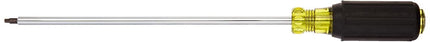 Klein Tools 665#1 Square Recess Screwdriver with 8-Inch Round Shank and Cushion Grip Handle 8-Inch #1 Tip
