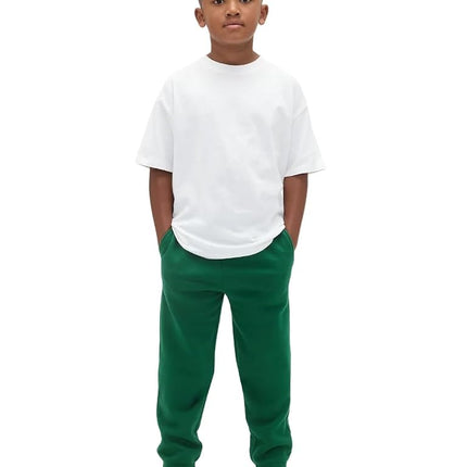 Gap Boys' Heritage Logo Pull-on Jogger Sweatpants, Evergreen Glamour, Small