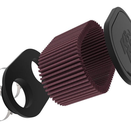 Filtro de aire universal ovalado K&N de 54 mm con doble brida, 159 mm x 102 mm de diámetro exterior, 76 mm de altura (RU-3510)