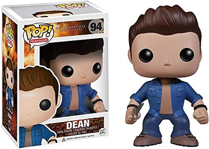 POP Supernatural - Dean Winchester Funko Vinyl Figure (Bundled with Compatible Box Protector Case), Multicolored, 3.75 inches
