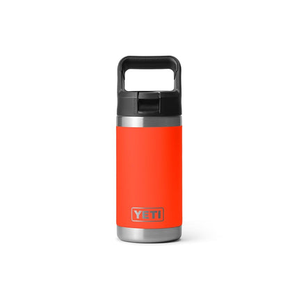 YETI Rambler Jr. 12 oz Kids Bottle, with Straw Cap, Solar Flare