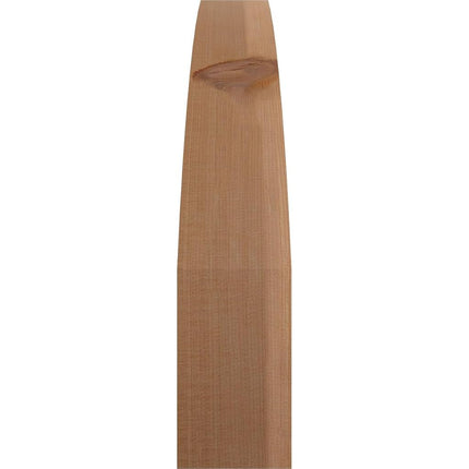 Ekena Millwork BRC04X14X18THR00SWR 3 1/2"W x 14"D x 18"H Thorton Smooth Knee Brace, Western Red Cedar