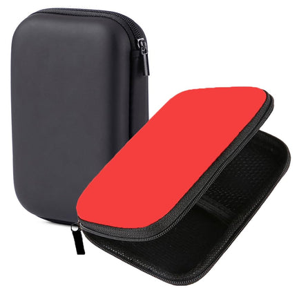 SquEqu 2 Pack Hard Drive Carrying Case 2.5 inch HDD SSD External Drive Storage Bag Organizer Hard EVA Cover Zipper Pouch for Canvio Basics Western Digital WD Elements My Passport Seagate Backup Plus