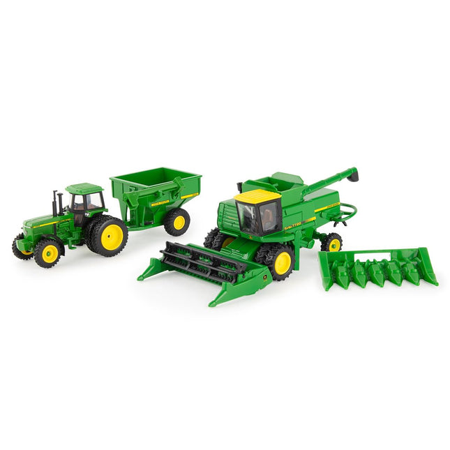 John Deere 1/64 Scale 5 pc Harvesting Set 4555 Tra