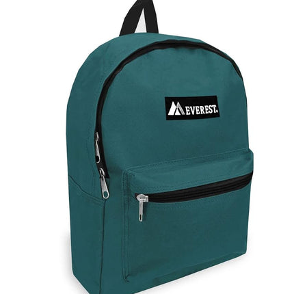 Everest Luggage Basic Backpack, Teal Blue, Medium