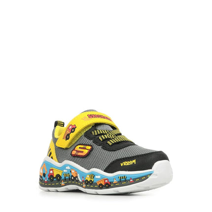 Skechers Boys' Play Scene Trainer, Black, 9 UK Toddler