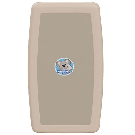 Cambiador de bebés vertical de superficie Koala Kare, color beige