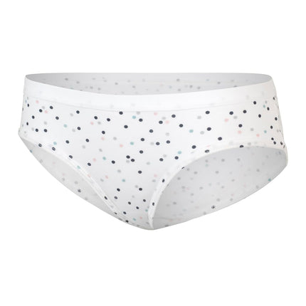 Hanes Ropa Interior Tipo Bóxer, Braguitas de Algodón Elástico para Niñas, Surtido, Paquete de 12, Gris, Rosa, Beige, Gris, Blanco, Estampados de Puntos, Estampado de Corazones, 6
