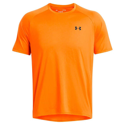 Camiseta de manga corta Under Armour Tech 2.0 para hombre, (811) Atomic / Negro, XS