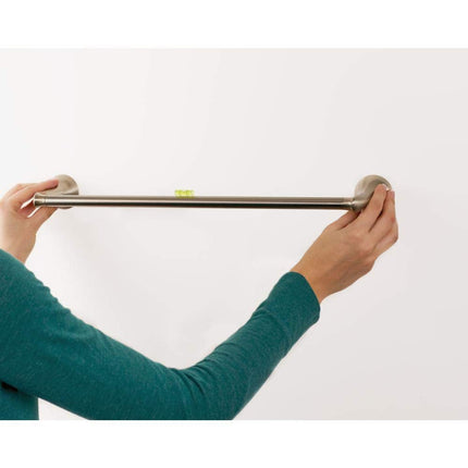 Moen Darcy 18 in. Towel Bar with Press and Mark in Brushed Nickel