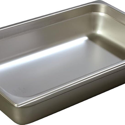 Carlisle FoodService Products Durapan Stainless Steel Steam Table Pan, Commercial Food Pan, Chafing Pan with Spoonable Corners for Catering, Buffets, Restaurants, 4 Inches Deep, Silver, (Pack of 6)