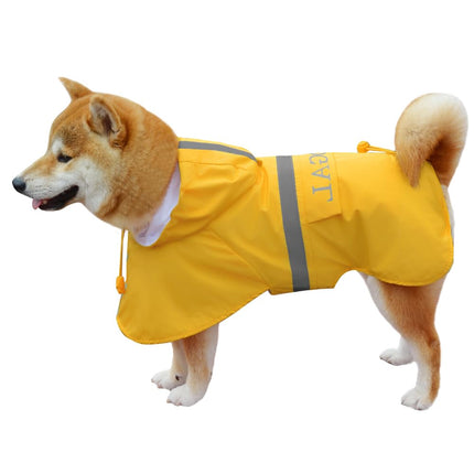 KOOGAL Pet Large Dog Raincoat Apparel Poncho Water