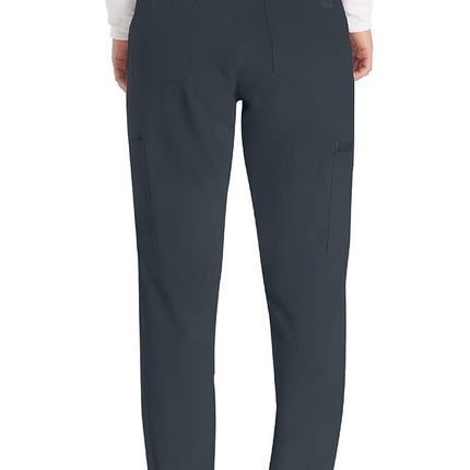 Dickies EDS Essentials by Women's Knit Waistband Scrub Pant Medium Petite Pewter