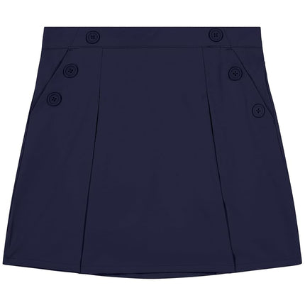 Nautica Girls Size' School Uniform Stretch Poplin Scooter, Navy, 16 Plus