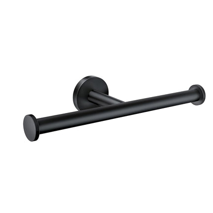Moen Y5788BL Arlys Collection Portarrollos doble moderno para baño, negro mate