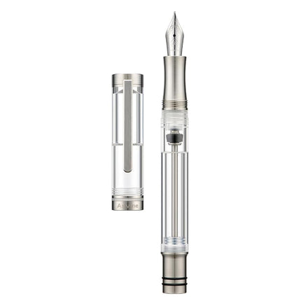 Asvine V200 Titanium Fountain Pen Vacuum Filling, 