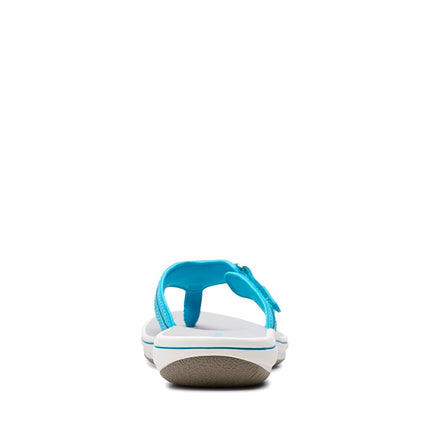 Clarks Women's Breeze Sea, Aqua Synthetic, 2.5 UK