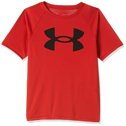 Under Armour Boys' UA Tech Big Logo SS, Sports T Shirt with Logo, Super-Soft Sportswear
