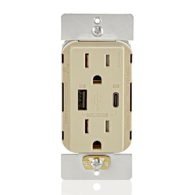 60W (20V@2.5A+ 5V@2A) USB Dual Type A/Type-C Power