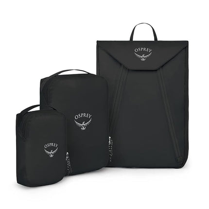 Osprey Ultralight Travel Starter Set, Includes Small & Medium Packing Cube and Garment Folder