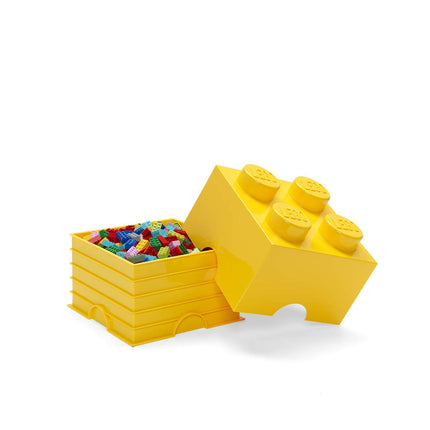 Lego Storage Brick 4 Medium Yellow