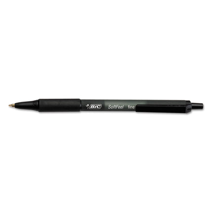 BIC Soft Feel Retractable Ballpoint Pen, Fine Poin