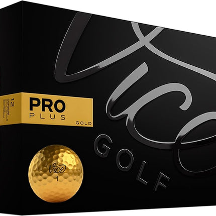 Vice Golf Limited Edition Pro Plus Golf Balls (Gol