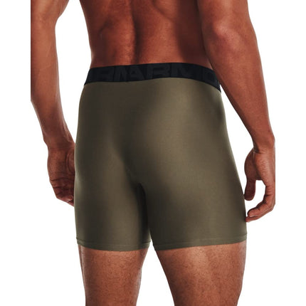 Under Armour Men's Standard Tech 6-Inch Boxerjock, Multipack, Black (004)/Tent, 5X-Large