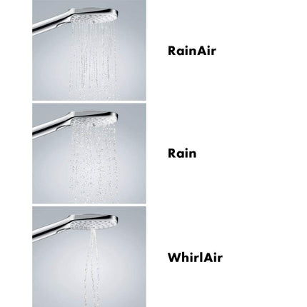 Hansgrohe 4528820 Raindance Select E120 Low Flow 2.0 GPM Hand Shower, Brushed Nickel