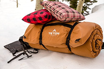 Teton Sports Camp Pillow Perfect for Camping and Travel; Ultralight Pillow; Green