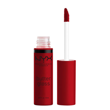 NYX PROFESSIONAL MAKEUP Butter Lip Gloss, 3 Colors, Angel Food Cake, Creme Brulee, Madeleine, 0.27 Fl Oz, Pack of 3