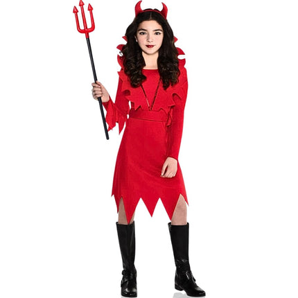 Costume de diable - Fille - M (8-10)