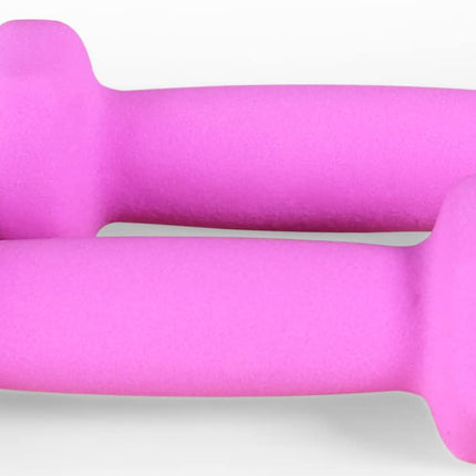 Fitvids Neoprene Dumbbell Hand Weights, Anti-Slip, Anti-roll, Hex Shape Colorful, 7-Pound, Pair