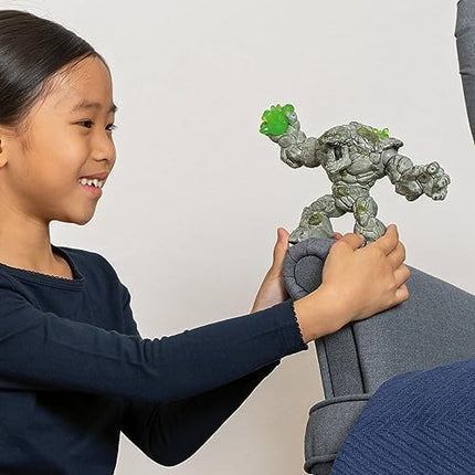 Schleich Eldrador Creatures - 8" Stone Monster Toy with Crystal Set - Cool Movable Monster Action Figure for Boys and Girls - Fantasy Giant Rock Beast Figurine - Fun Scary Toys - Kids Ages 7+ | 70141