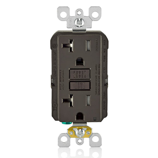 Leviton GFCI Outlet, 20 Amp, Self Test, Tamper-Res