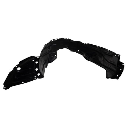 TRQ Front Left Inner Fender Liner Black Drivers Side Compatible with 2019-2022 Toyota Prius Prime TO1248237