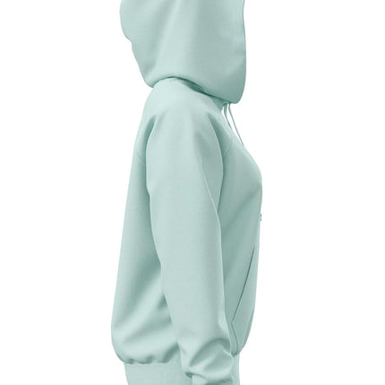Under Armour Women's Rival Fleece Hoodie, Enamel Blue/White, XL