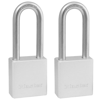 Master Lock Heavy Duty Solid Aluminum Padlock, Key