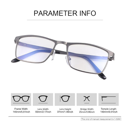 Blue Light Blocking Glasses Photochromic Sunglasses Retro UV400 Protection Spring Hinge Computer Eyewear for Men Women Vintage Anti Glare Eyeglasses Full Frame Anti Eyestrain Gaming TV Spectacles