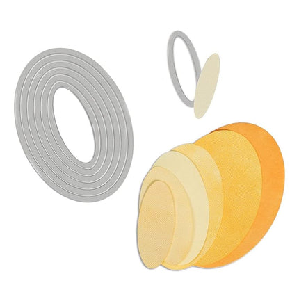 Sizzix Framelits Die Ovals, Set of 7