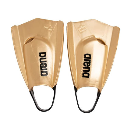 Arena Unisex Adult 50th Anniversary Powerfin Pro II Training Fins for Swimming Silicone Short Blade Open Heel Left/Right Custom Design, Size 4.5-5.5