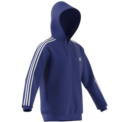 adidas mens Essentials Fleece 3-stripes Full-zip, Semi Lucid Blue, XX-Small