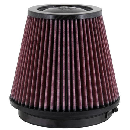 K&N Universal Air Filter - Carbon Fiber Top: High Performance, Premium, Washable, Replacement Engine Filter: Flange Diameter: 6 In, Filter Height: 6 In, Flange Length: 1 In, Shape: Round, RP-5168