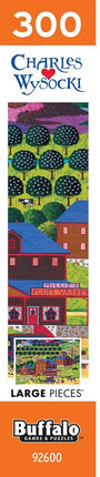 Buffalo Games - Charles Wysocki - Plum Valley - 300 Large Piece Jigsaw Puzzle for Adults - Challenging Puzzle Perfect for Game Nights