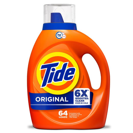 Tide Laundry Detergent Liquid, Original Scent, HE 