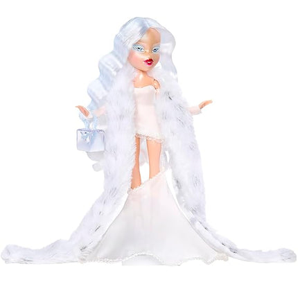 Bratz Holidayz Frosty Nightz - Cloe Collector’s Edition Doll, Comes with Real Fashions and Accessories, White, Blue