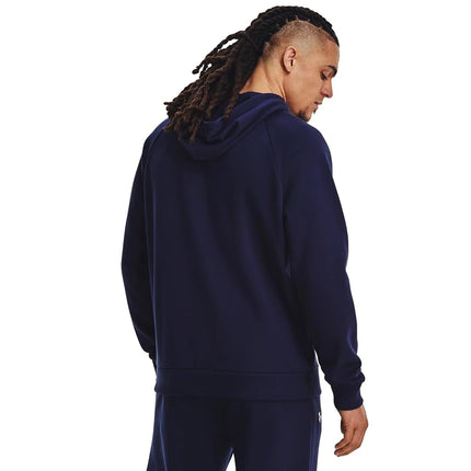 Under Armour Men's UA Rival Fleece Logo HD Shirt Midnight Navy