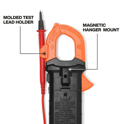 Klein Tools 80197 AC/DC Clamp Meter Kit with Magnetic Hook, Auto-Ranging TRMS, 400 Amp, NCVT Voltage Tester, Professional Test Kit